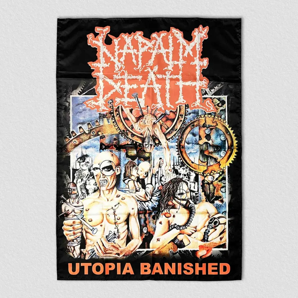 Прапор Napalm Death - Utopia Banished