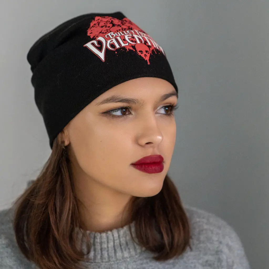 Шапка біні Bullet For My Valentine катана чорна