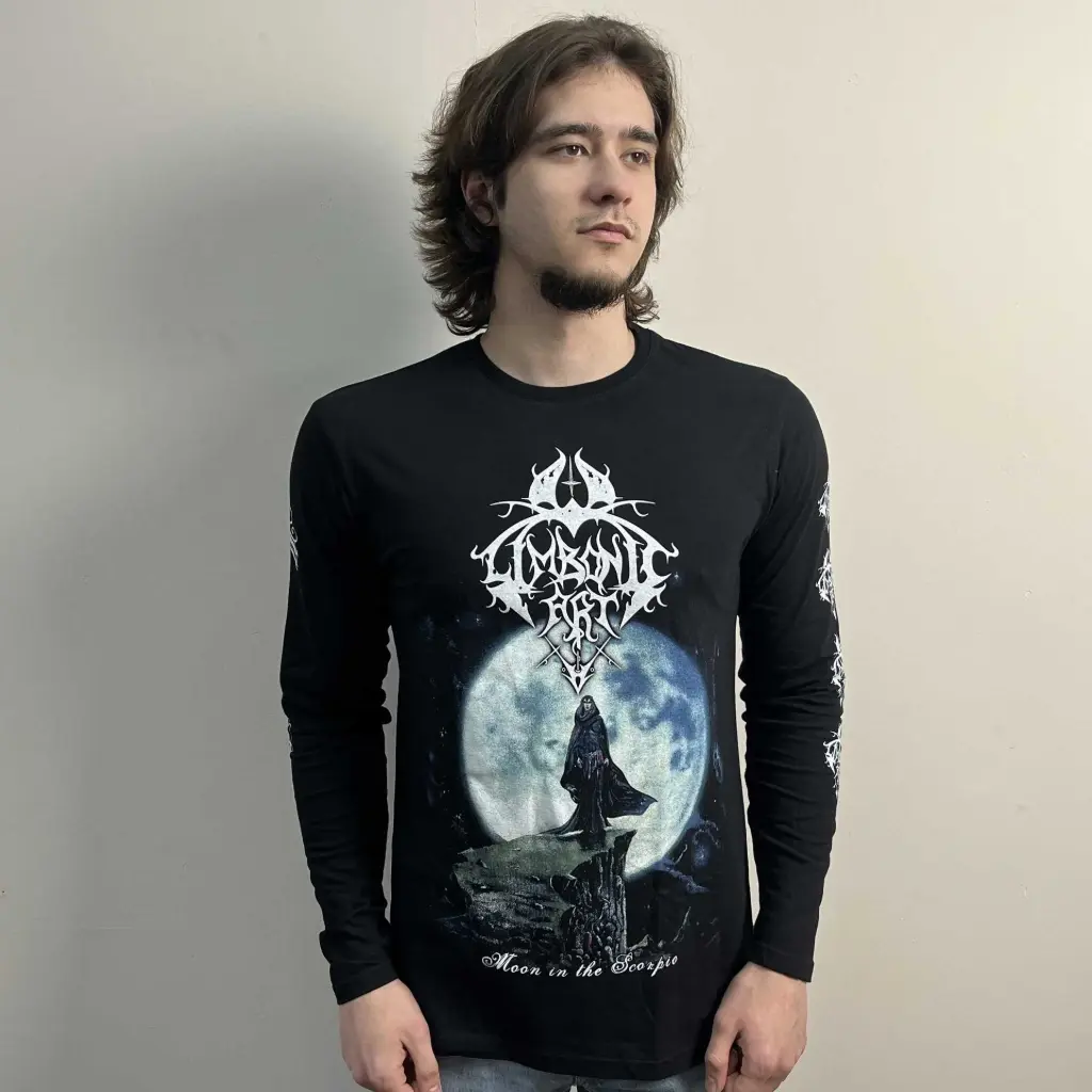 Лонгслів Limbonic Art - Moon In The Scorpio чорний
