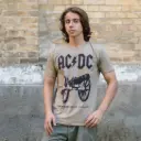 Футболка AC/DC - For Those About To Rock бежева