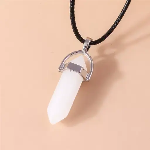 [11405] Кулон на мотузці White