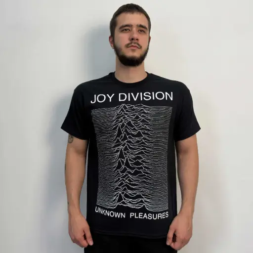 [11837] Футболка Joy Division - Unknown Pleasures чорна