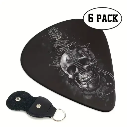 [11926] Медіатор для гітари Skull Guitar (6 шт)