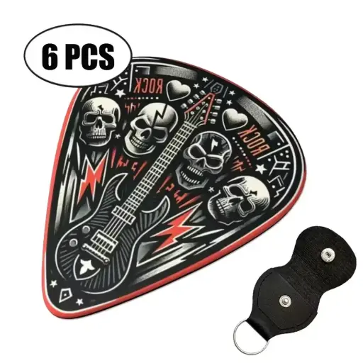 [11928] Медіатор для гітари Skull Rock Band (6 шт)