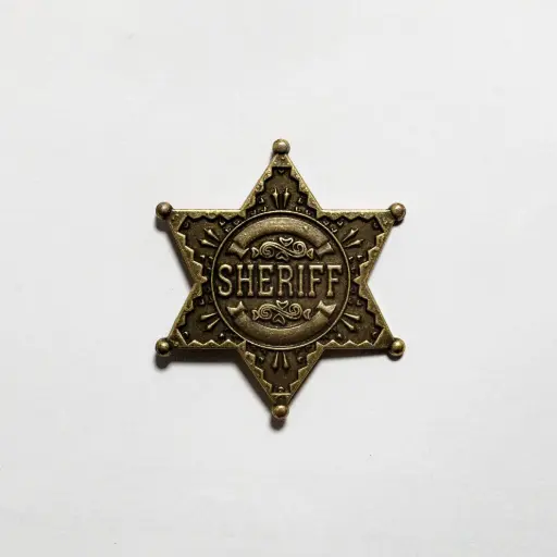 [11938] Пін Sheriff Star