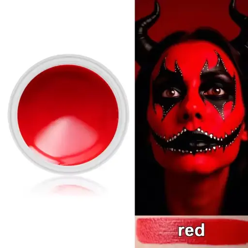 [12120] Аквагрим для обличчя та тіла червоний 30 г