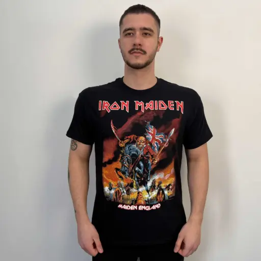 [12144] Футболка Iron Maiden - Maiden England чорна