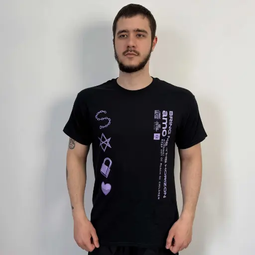 [12372] Футболка Bring Me The Horizon - Amo Symbols чорна