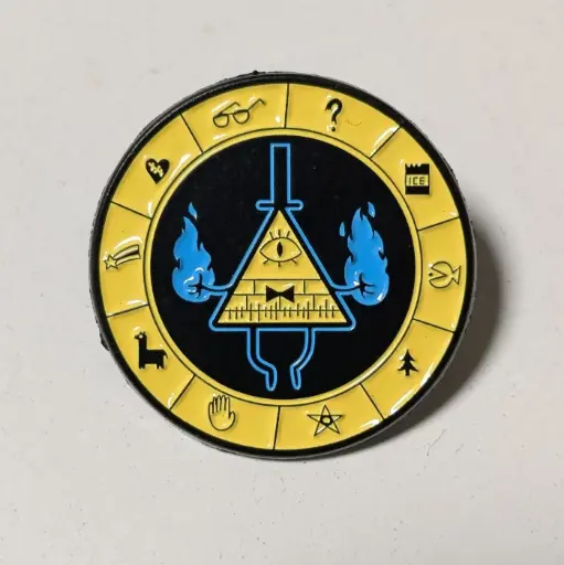[12520] Пін Gravity Falls - Bill Cipher Symbols