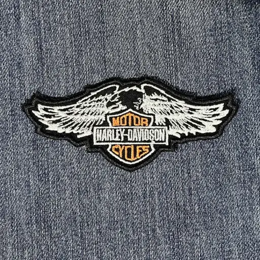 [12530] Нашивка Harley Davidson Logo Eagle вишита