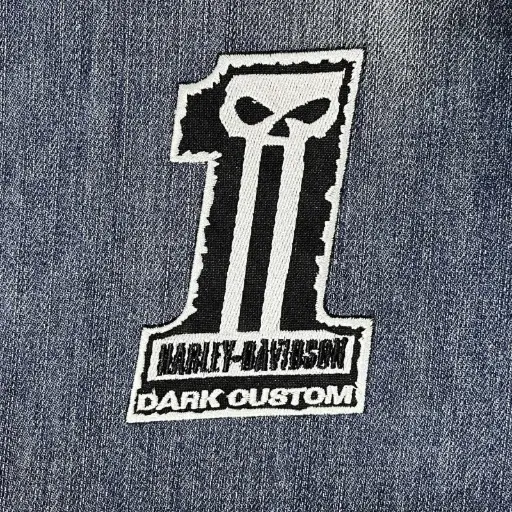 [12531] Нашивка Harley Davidson Dark Custom вишита 