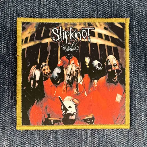 [16552] Нашивка Slipknot - Slipknot друкована бронзова кайма 