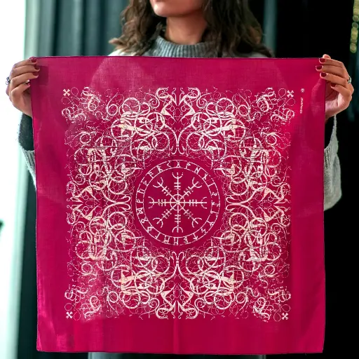 [135] Бандана Коловорот Північ бордова