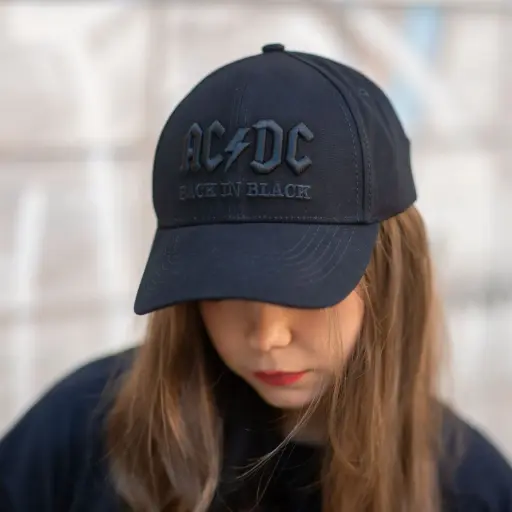 [721] Бейсболка AC/DC - Back In Black 3D Black