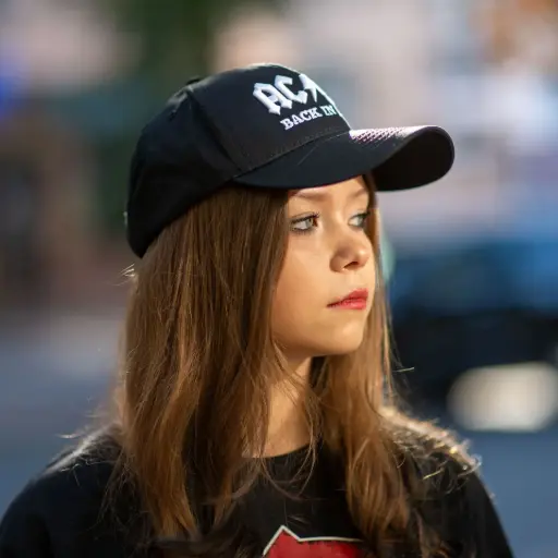 [722] Бейсболка AC/DC - Back In Black 3D White