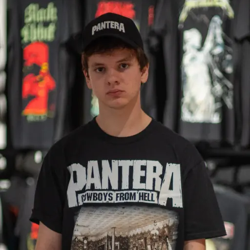 [741] Бейсболка Pantera - Cowboys From Hell 3D