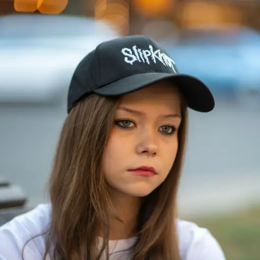 [747] Бейсболка Slipknot White Logo