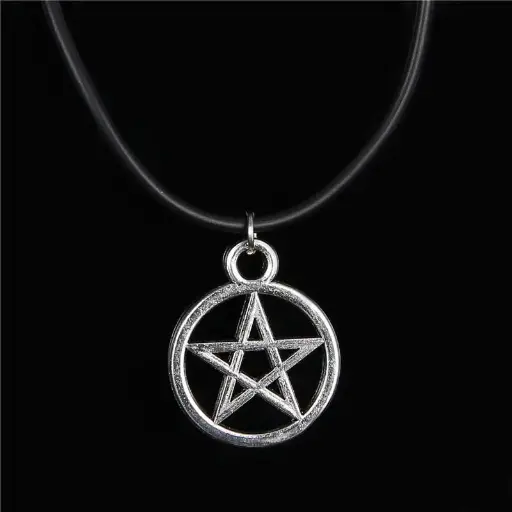 [1494] Кулон на мотузці Пентаграма - Pentagram