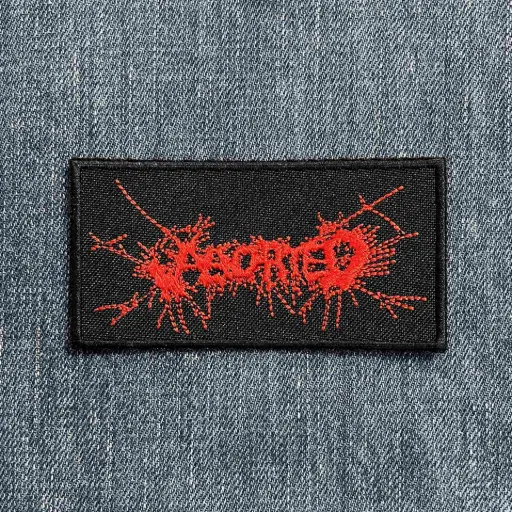 [1311] Нашивка Aborted Red Logo вишита