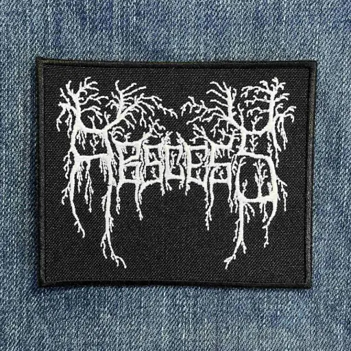[1313] Нашивка Abscess (USA) White Logo вишита