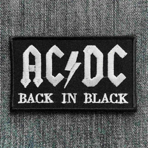 [146] Нашивка AC/DC - Back In Black вишита