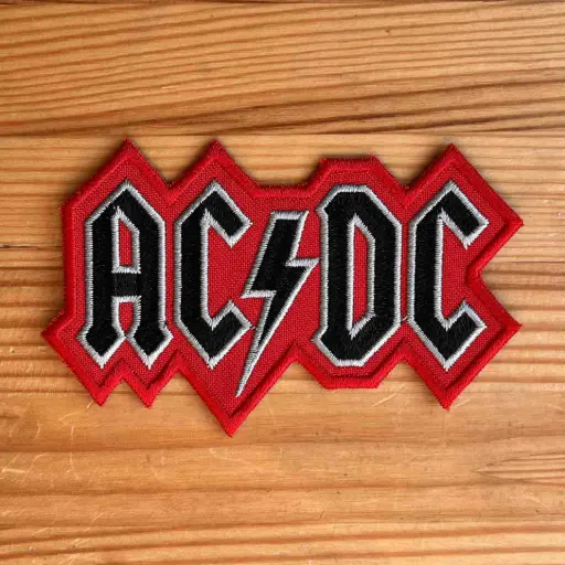 [1315] Нашивка AC/DC вишита фігурна