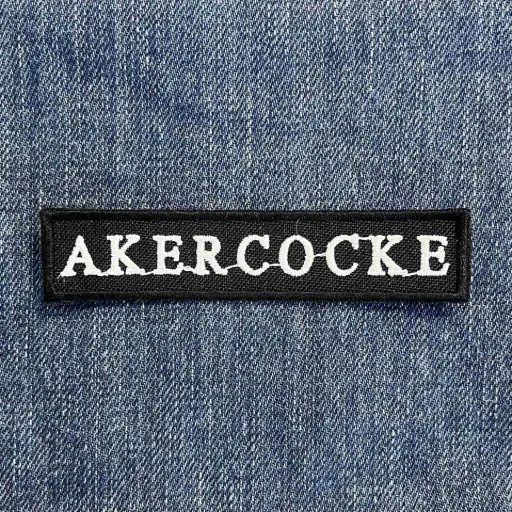 [1325] Нашивка Akercocke White Logo вишита