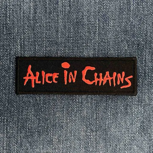 [1685] Нашивка Alice In Chains Red Logo вишита