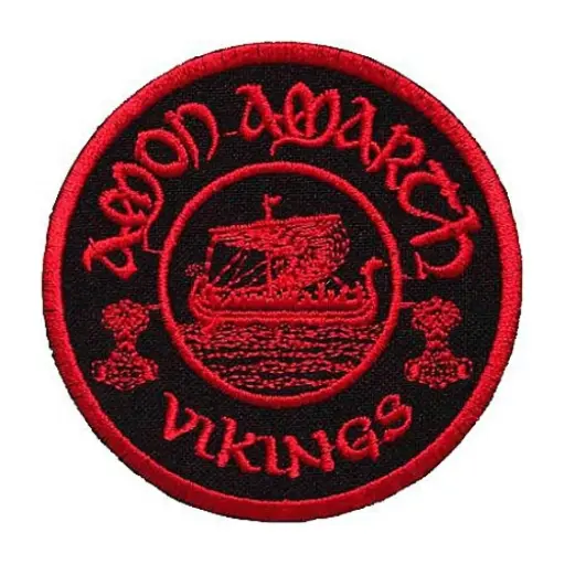 [166] Нашивка Amon Amarth вишита кругла