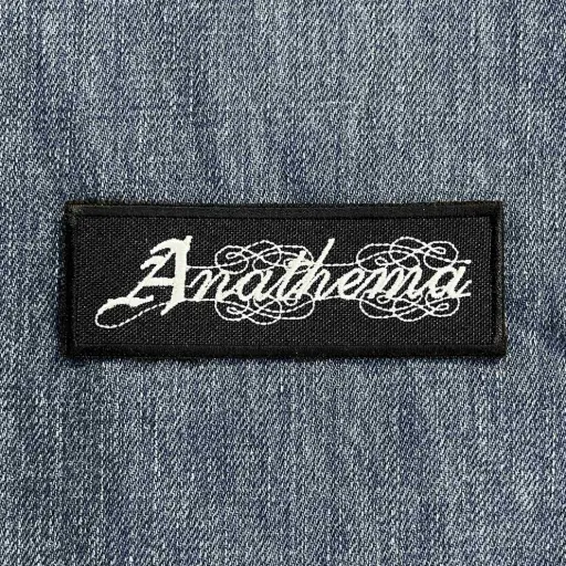 [1333] Нашивка Anathema Old Logo White вишита
