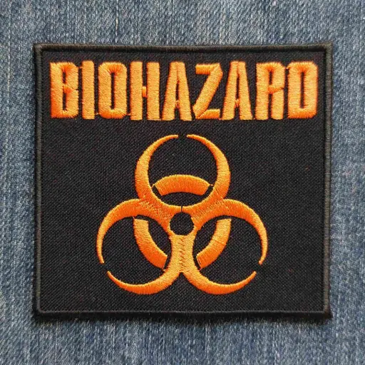 [190] Нашивка Biohazard Logo With Symbol вишита