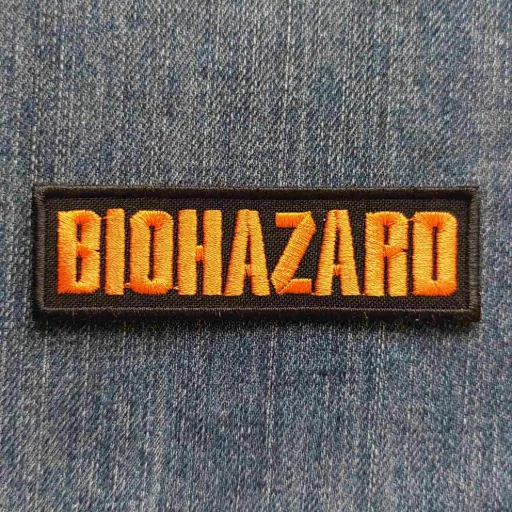 [191] Нашивка Biohazard Orange Logo вишита