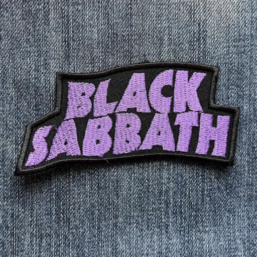 [203] Нашивка Black Sabbath Logo вишита фігурна