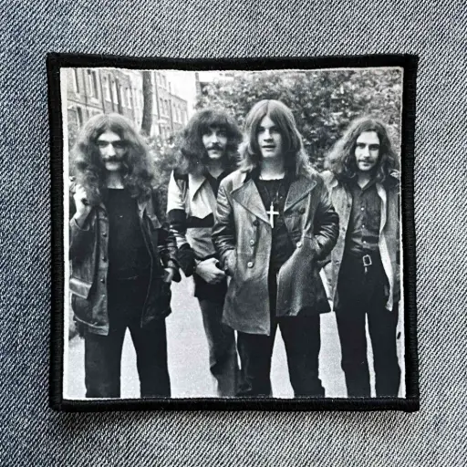 [204] Нашивка Black Sabbath Old Photo друкована