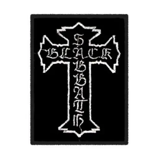 [206] Нашивка Black Sabbath хрест вишита