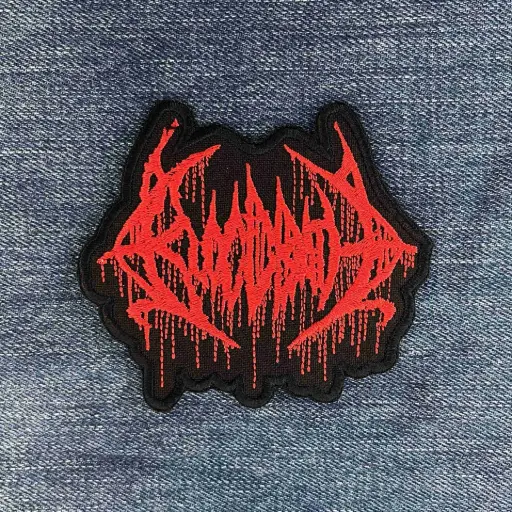 [2048] Нашивка Bloodbath Red Logo вишита фігурна