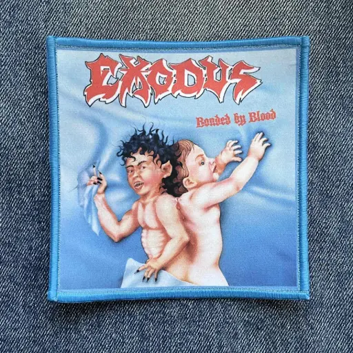 [265] Нашивка Exodus - Bonded By Blood друкована блакитна кайма