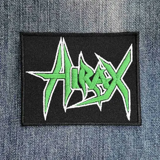 [283] Нашивка Hirax Green Logo вишита
