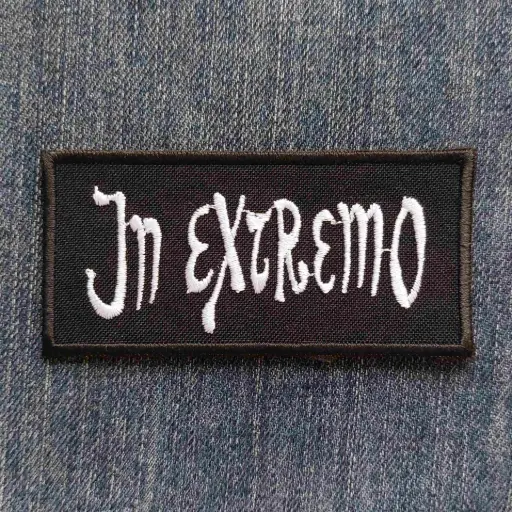 [285] Нашивка In Extremo White Logo вишита
