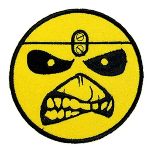 [293] Нашивка Iron Maiden вишита кругла