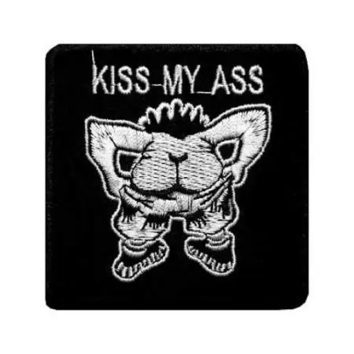 [309] Нашивка Kiss My Ass вишита