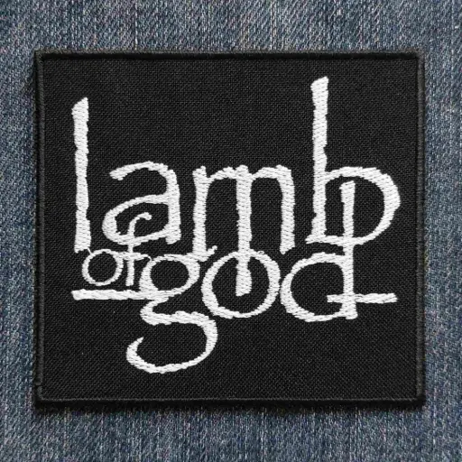 [321] Нашивка Lamb Of God White Logo вишита