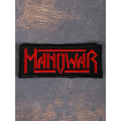 [330] Нашивка Manowar Red Logo вишита