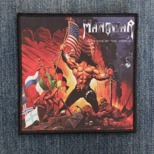 [1749] Нашивка Manowar - Warriors Of The World друкована
