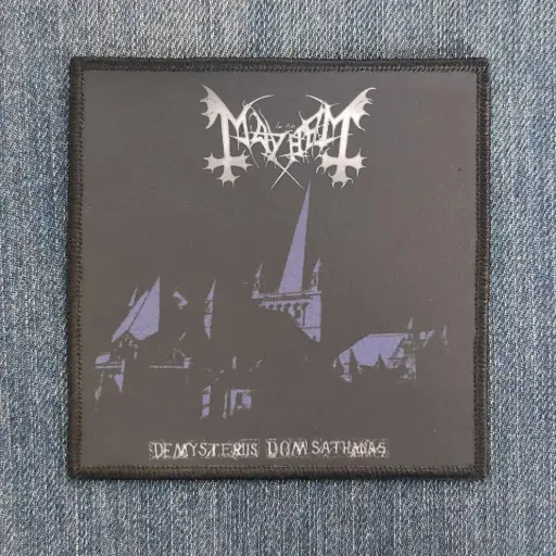 [334] Нашивка Mayhem - De Mysteriis Dom Sathanas друкована