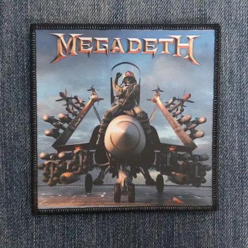 [344] Нашивка Megadeth - Warheads On Foreheads друкована