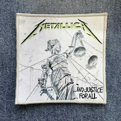 [353] Нашивка Metallica - ...And Justice For All друкована біла кайма