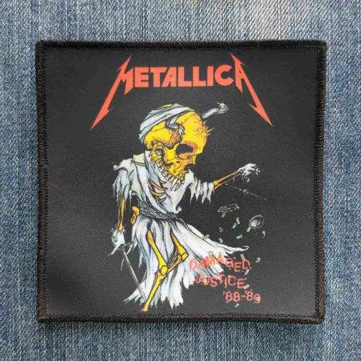 [354] Нашивка Metallica - Damaged Justice 88-89 друкована
