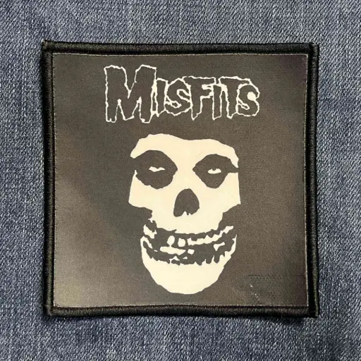 [1564] Нашивка Misfits Skull друкована