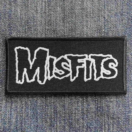 [368] Нашивка Misfits White Logo вишита